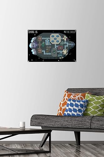 Miniatura 8 de Among Us - Póster de pared con pinza.