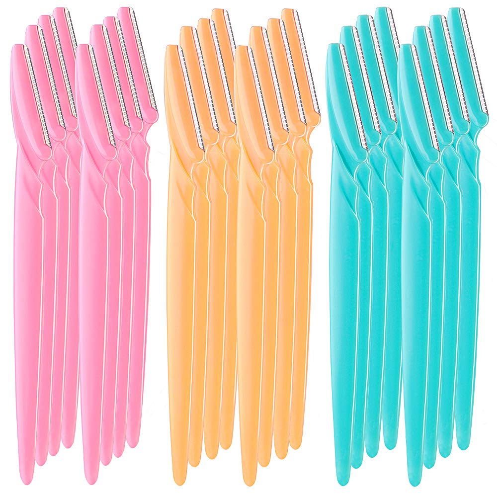 Eyebrow Razor, CGBOOM 24 Pieces Facial Razor Eyebrow Shaper