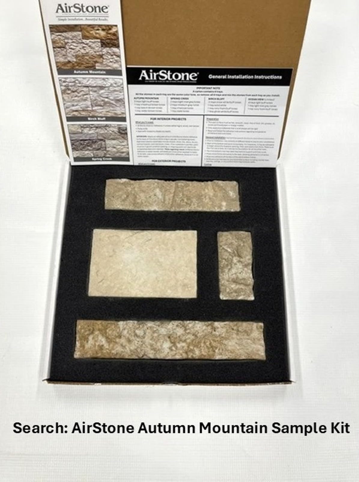 AirStone Primary Stones: Autumn Mountain Creek Color Blend