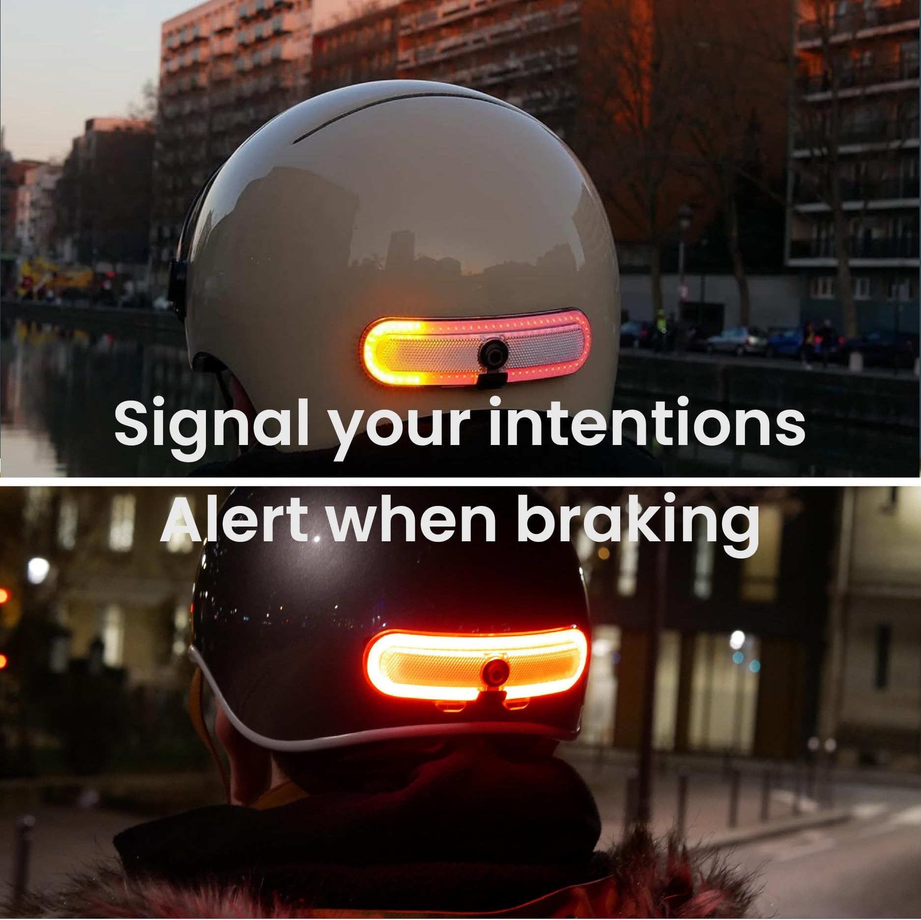 OxiTurn Deluxe Pack Including an OxiTurn Light for Bikes, Scooters or Helmets, with 5 red Modes and Right/Left Turn Signals, an OxiMote Remote and an OxiBrake Device to Activate Brake Light Function