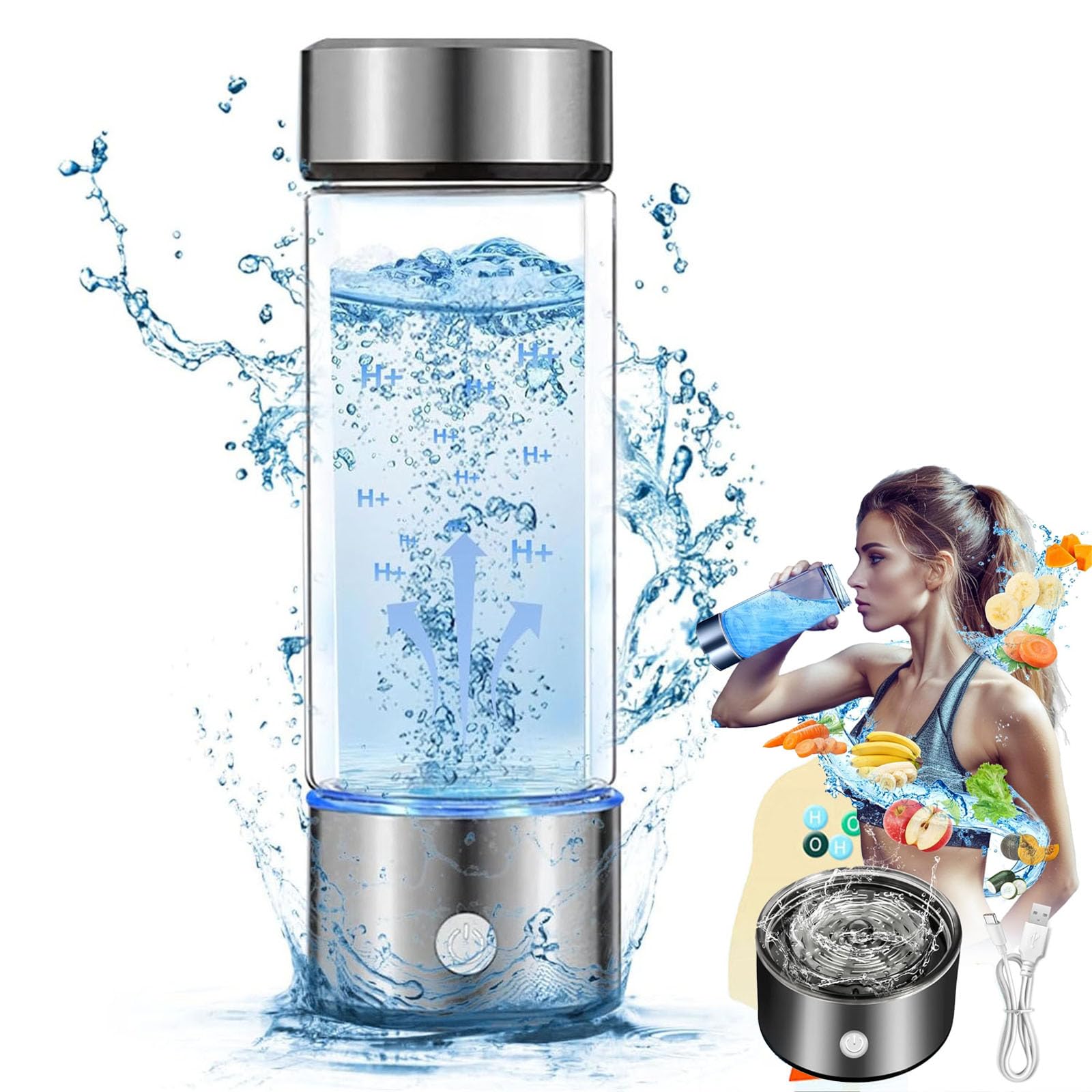 Hydrogen Water Bottle, Atualizar garrafas de hidrogênio, geradores