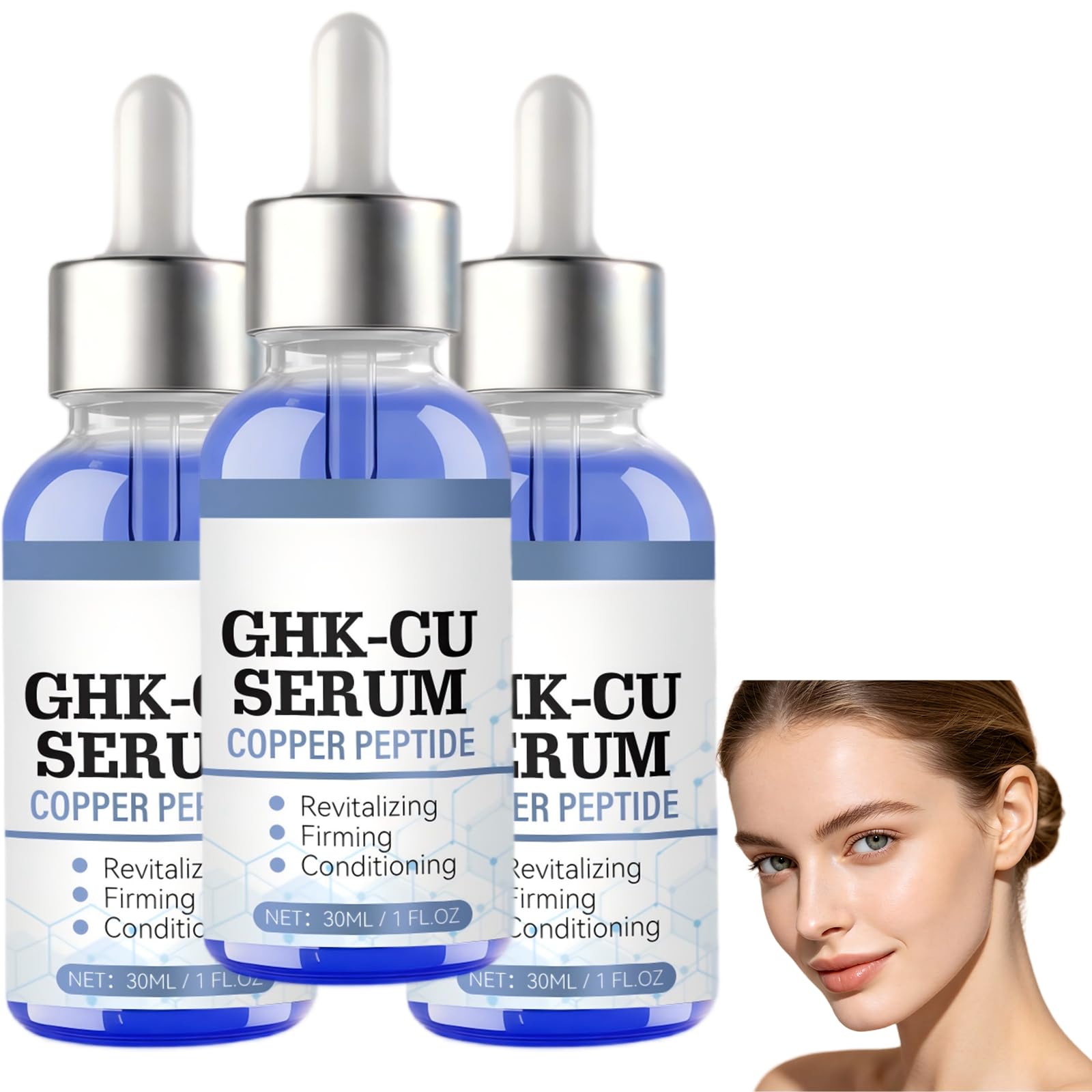 sumanurica ghk-cu repairing serum SumaNurica GHK-Cu Repairing Serum - Face Oil with Copper and Tripeptide-1 -  Nourishes Skin - Vegan, Fragrance Free - For Sensitive Skin