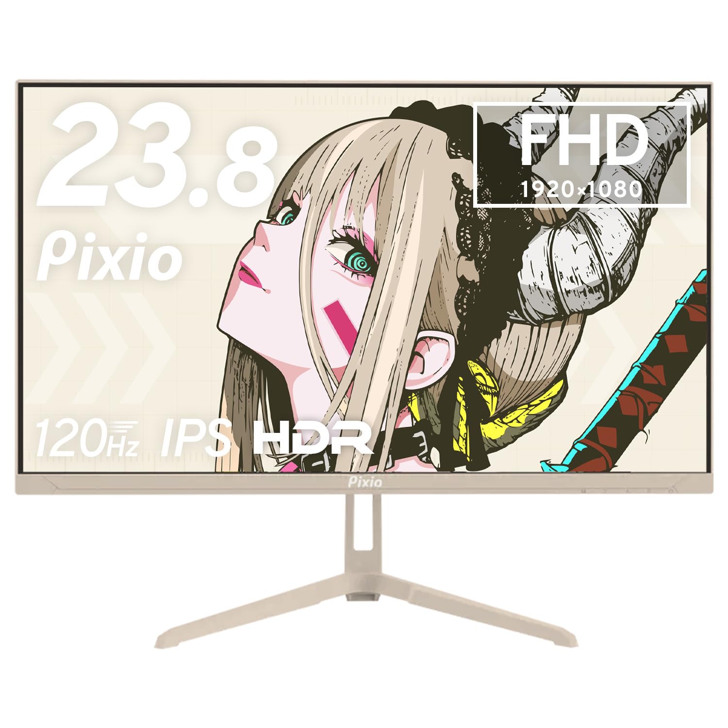 Amazon.co.jp: Pixio PX246 Wave Beige ゲーミングモニター 23.8
