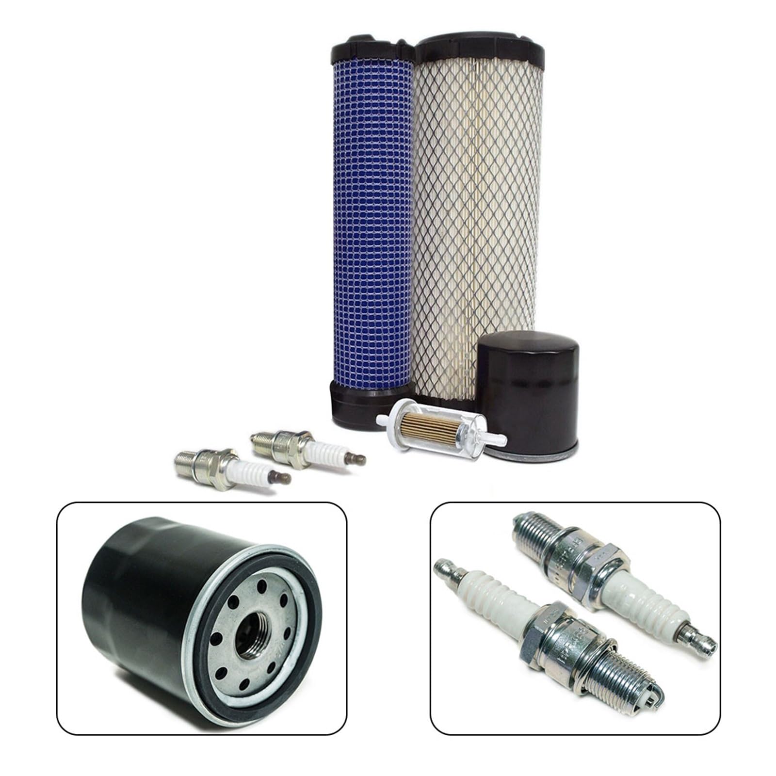 MISEO 1 Juego de Kit de Mantenimiento de Puesta a Punto for Kawasaki for Motores FX751V FX801V FX850V for 99969-6262A Accesorios de Herramientas eléctricas de jardín Pieza de cortacésped
