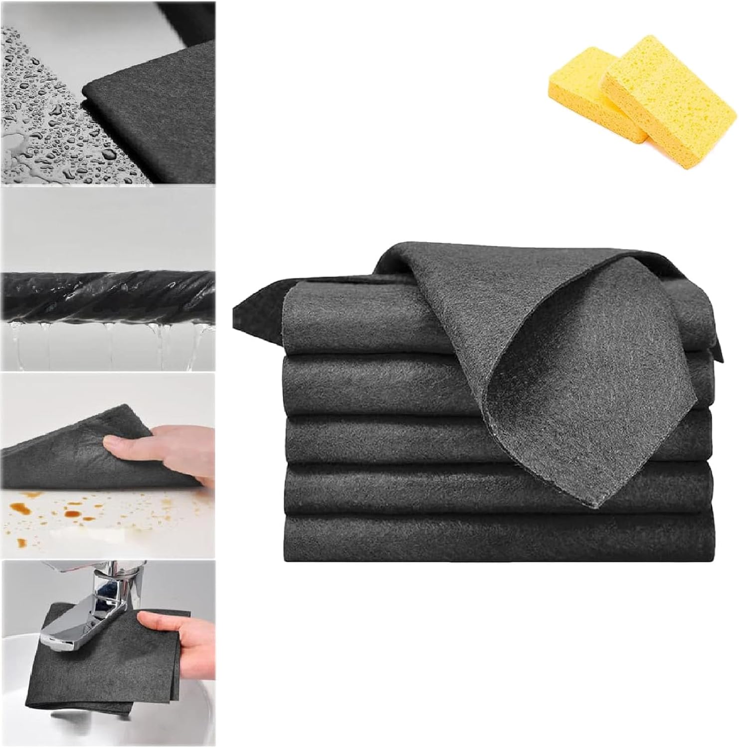 Myhomepleasure Cleaning Cloths, Streak Free Microfiber