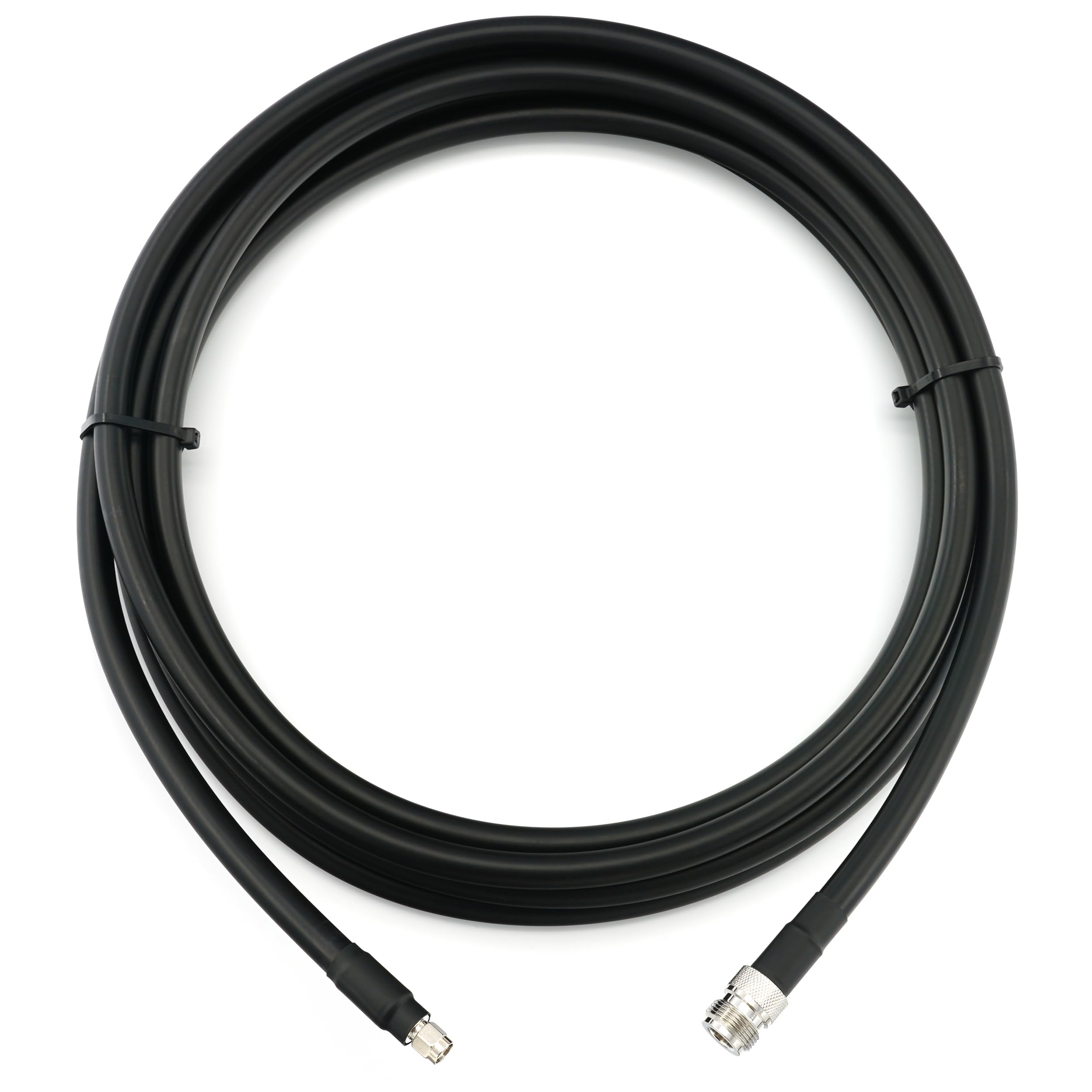15m RP-SMA Macho a N Hembra Cable Coaxial extensor – RPSMA N Female Cable de Extensión 8D-FB Ø11.1mm Ultrabaja Pérdida – alargador para amplificador señal WIFI repetidor WIFI Router Antena
