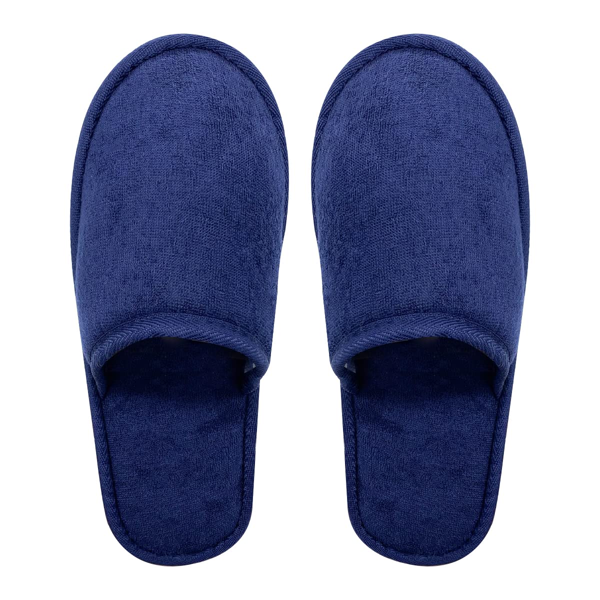 JOMIX Unisex Soft Comfy Ultra Light Sponge Slippers Set Guest Visit Hotel SPA Travel Non-Disposable Slippers Set MD3762 ( 01 Blue 2 works - Image 2