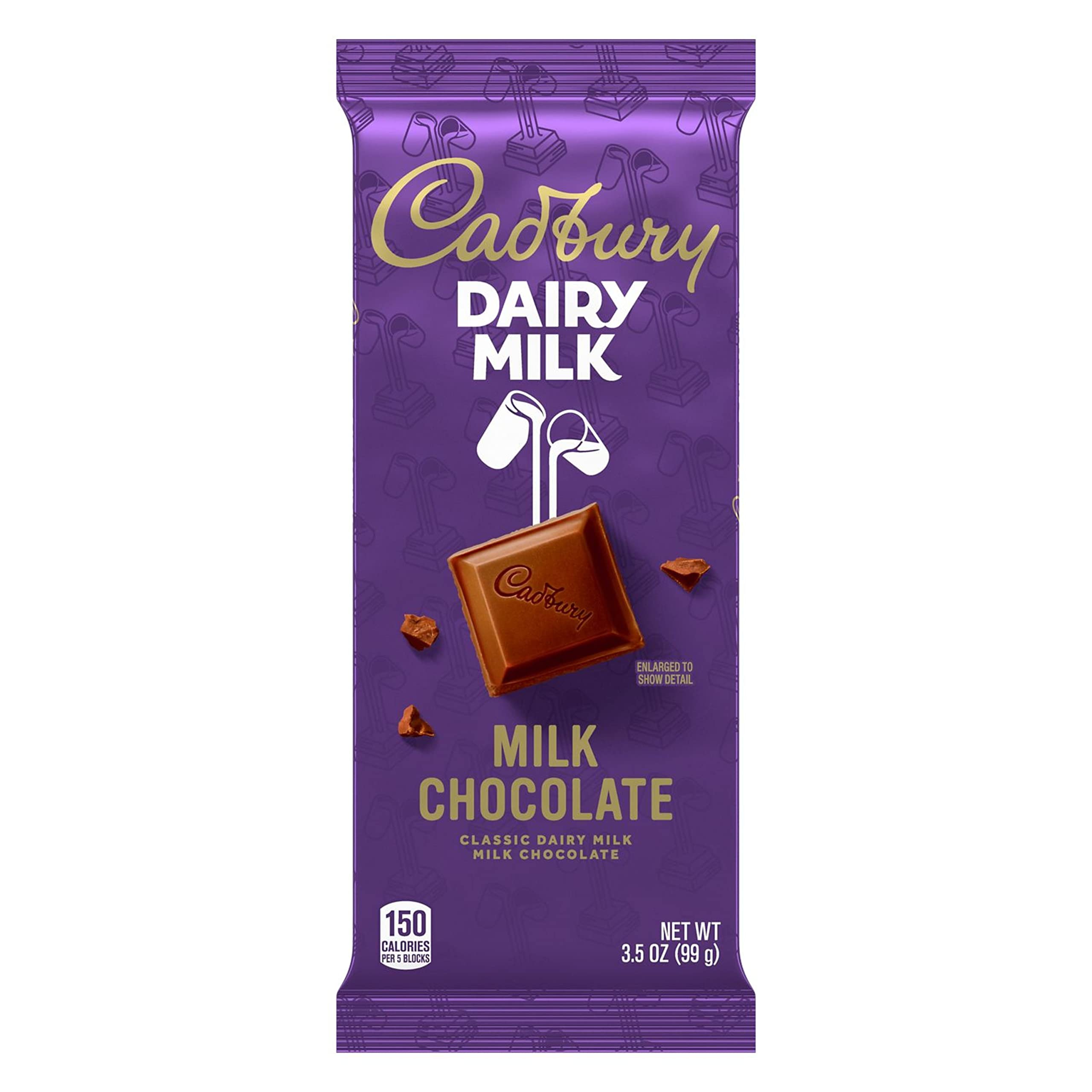 CADBURY DAIRY MILK Milk Chocolate Candy, Bulk Individually Wrapped, 3.5