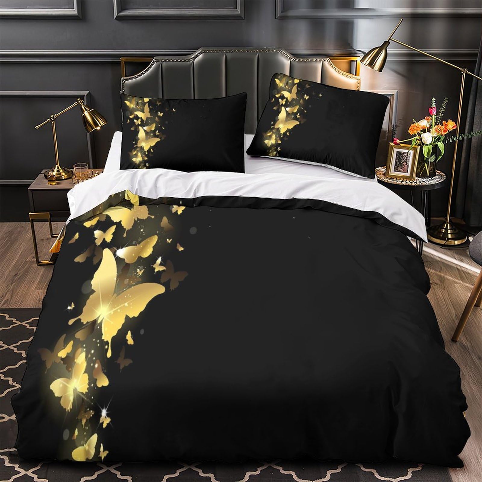Housse de couette gnome parure de lit 3D enfant garçon 220x240