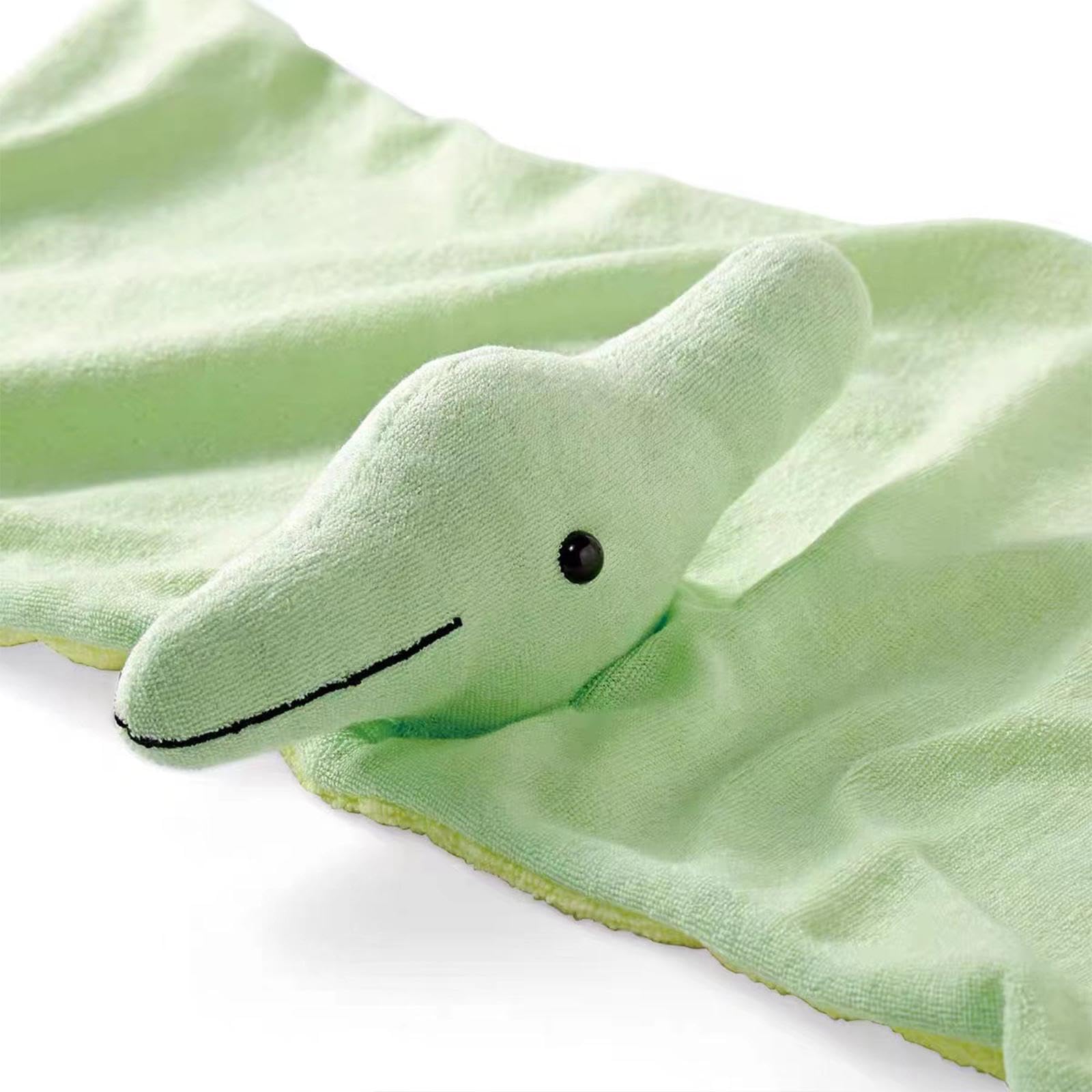 Cape de Bain Dinosaure pour Enfants, Châle 98 Cm X 30 Cm, Serviette de Plage pour Fille et Femme