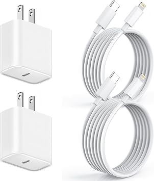 iPhone Charger Fast Charging,[Apple MFi Certified]2Pack USB C to Lightning Charging Cord Cable 20W Type C Charger Adapter for Apple iPhone 14/14 Pro Max/13 Pro/13/12 Mini/12 Pro Max/11 Pro Max/XS/iPad