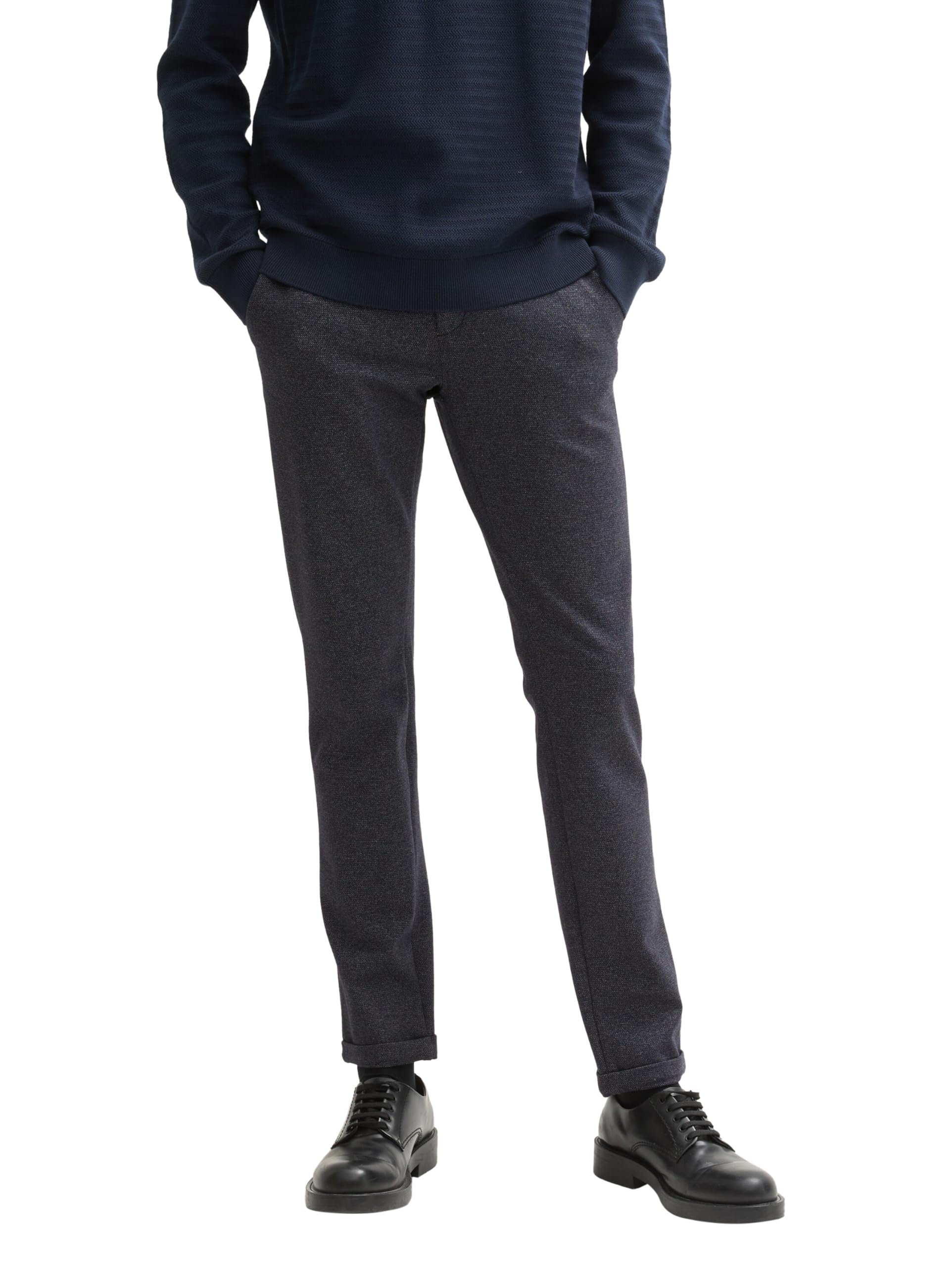 TOM TAILOR Men's Jersey Travis Slim Fit Chino Trousers