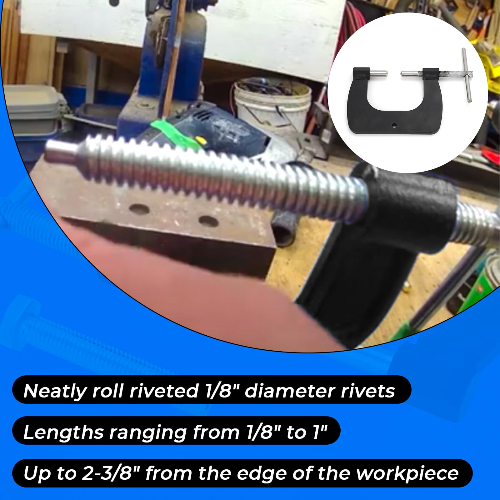 MAYyhem 2~30Pz Rivetti Semi-tubolari A Testa Ovale In Acciaio - Foto 7