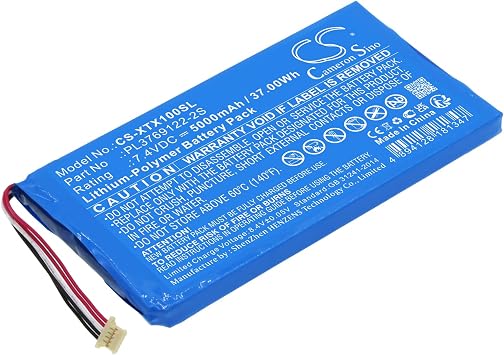 بطارية بديلة لـ XTOOL X100 Pad 2 X100 Pad 2 Pro X100 PAD2 Auto Key Programmers X100 PAD2 Pro Auto Key Program، بطارية PL3769122-2S 5000 مللي أمبير