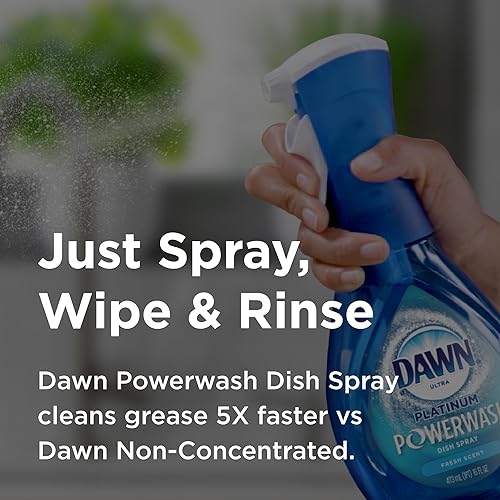Miniatura 2 de Black Swan Distributors - Dawn Platinum Power Wash (16 onzas líquidas) y paño de limpieza de microfibra lavable no abrasivo (15 x 15 pulgadas) -