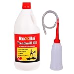 Roxila® Pure Silicone Treadmill Lubricant Oil 1 Litre | High Viscosity Belt Lubricant with Easy Dispenser | Reduces Noise & Friction | Extends Motor & Belt Life | Compatible with All Treadmills