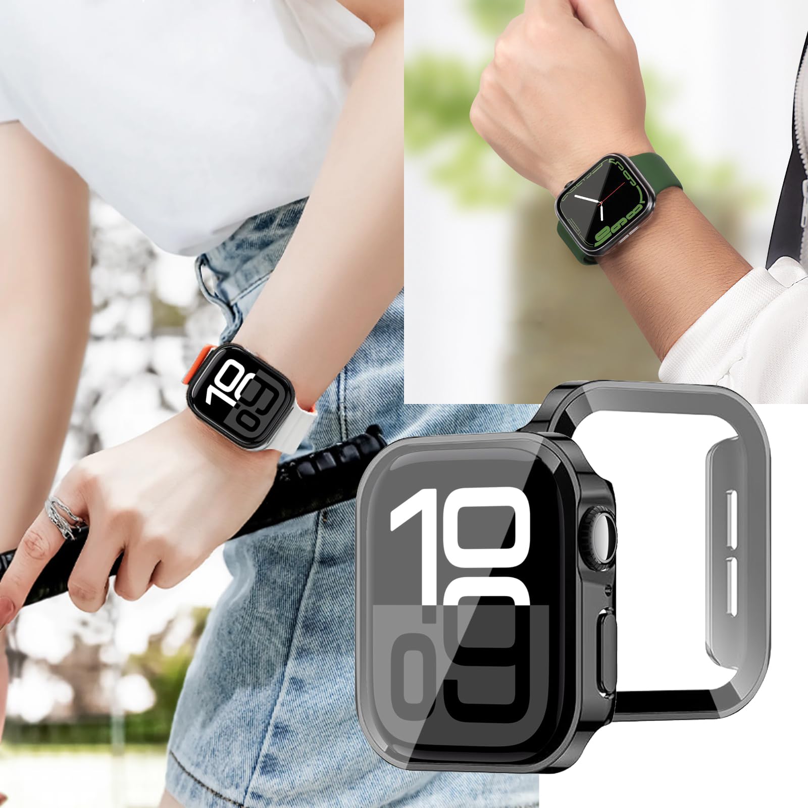 Amazon.co.jp: YAODLE Apple Watch Series 10 46mm カバー 防水 