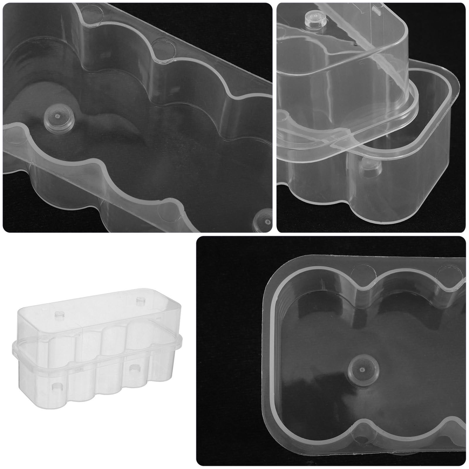 TOYANDONA Scatola di Conservazione per Fiale 24 Pezzi Plastica 10 Ml | Griglia Multi-scomparto Standardizzata, per Laboratori e Ambienti Medici, Gestione Ordinata dei Campioni