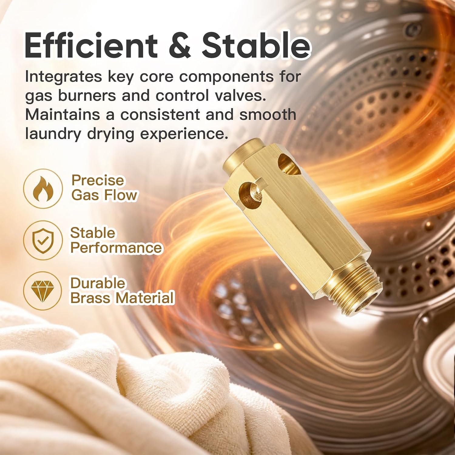 383EEL3002R Gas Dryer LP Conversion Kit (Replaces 383EEL3002D; Compatible with LG, Kenmore, and Other Brands)