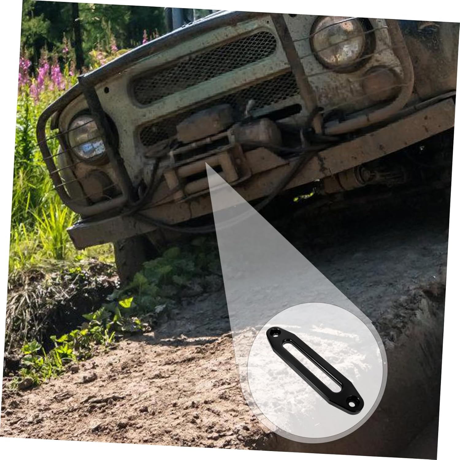 Warn Winch Accessories Fairlead for Synthetic Rope Vehicle Winch Fairlead Offroad Accessory