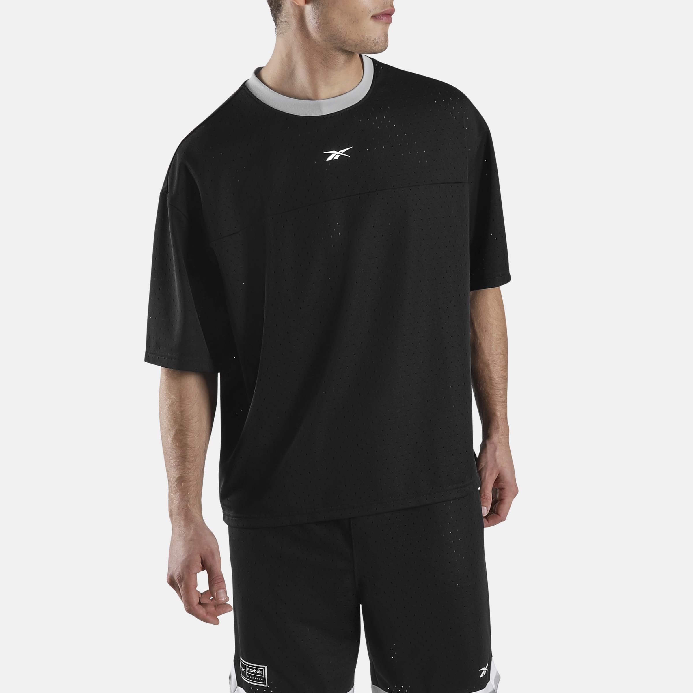 ID Basketball Mesh Relaxed T-Shirt Black