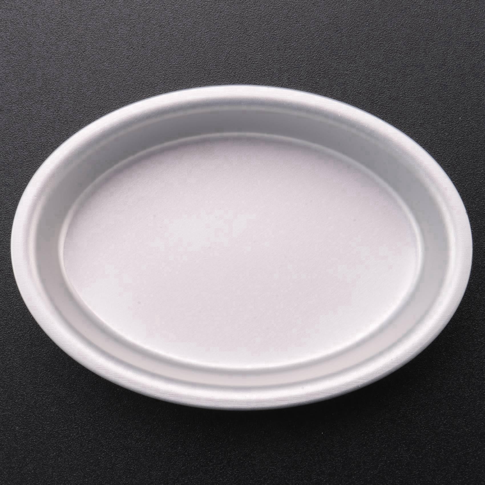 60 StüCk Mini Oval Ei Form Aluminium Legierung Metall KäSe Pfanne Kuchen Form Brot Form Torten Halter Pudding Gelee