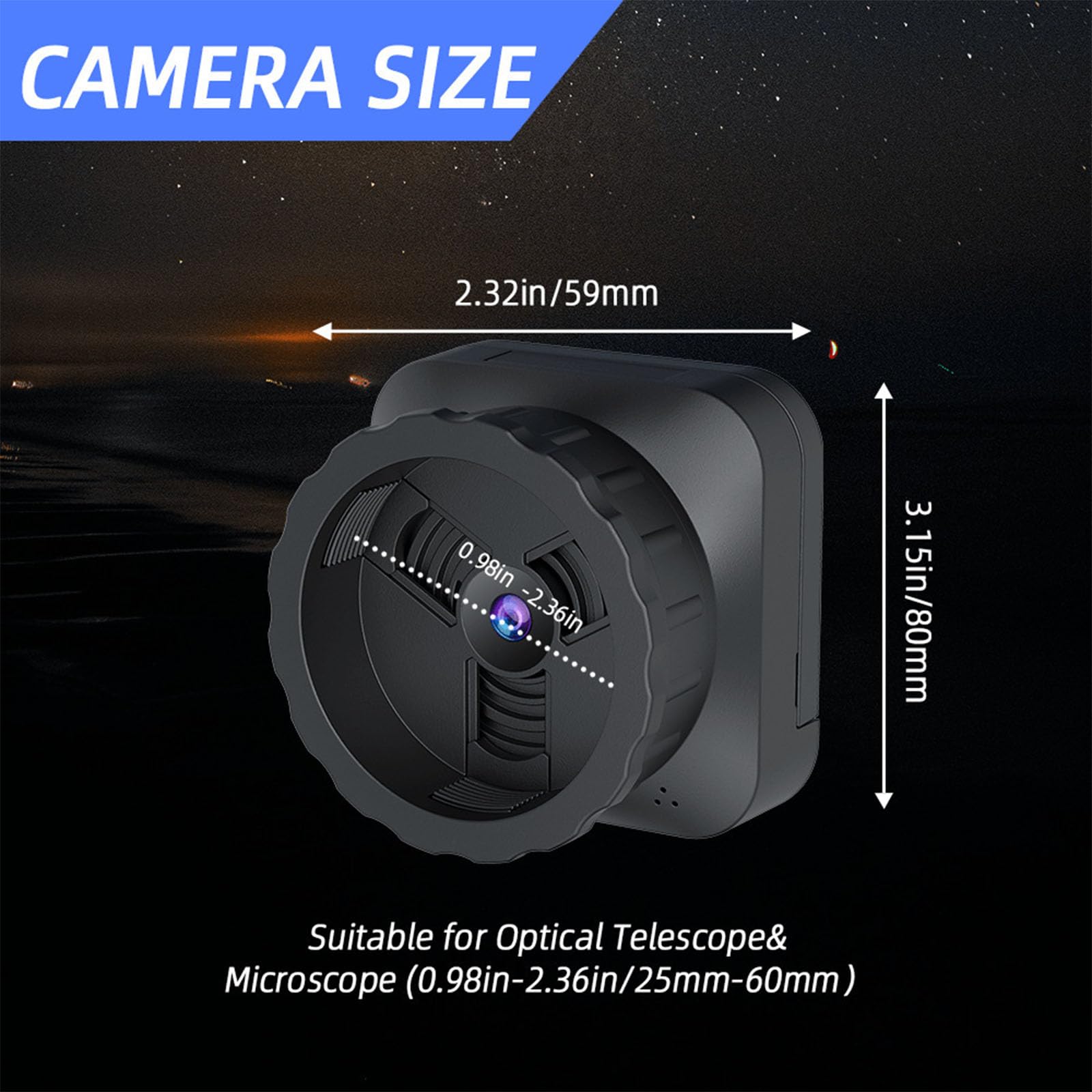 Finish Package 4K 720P Timelapse Camera Include Staffa di Montaggio e Cavo USB per Set Uso Azione Grande
