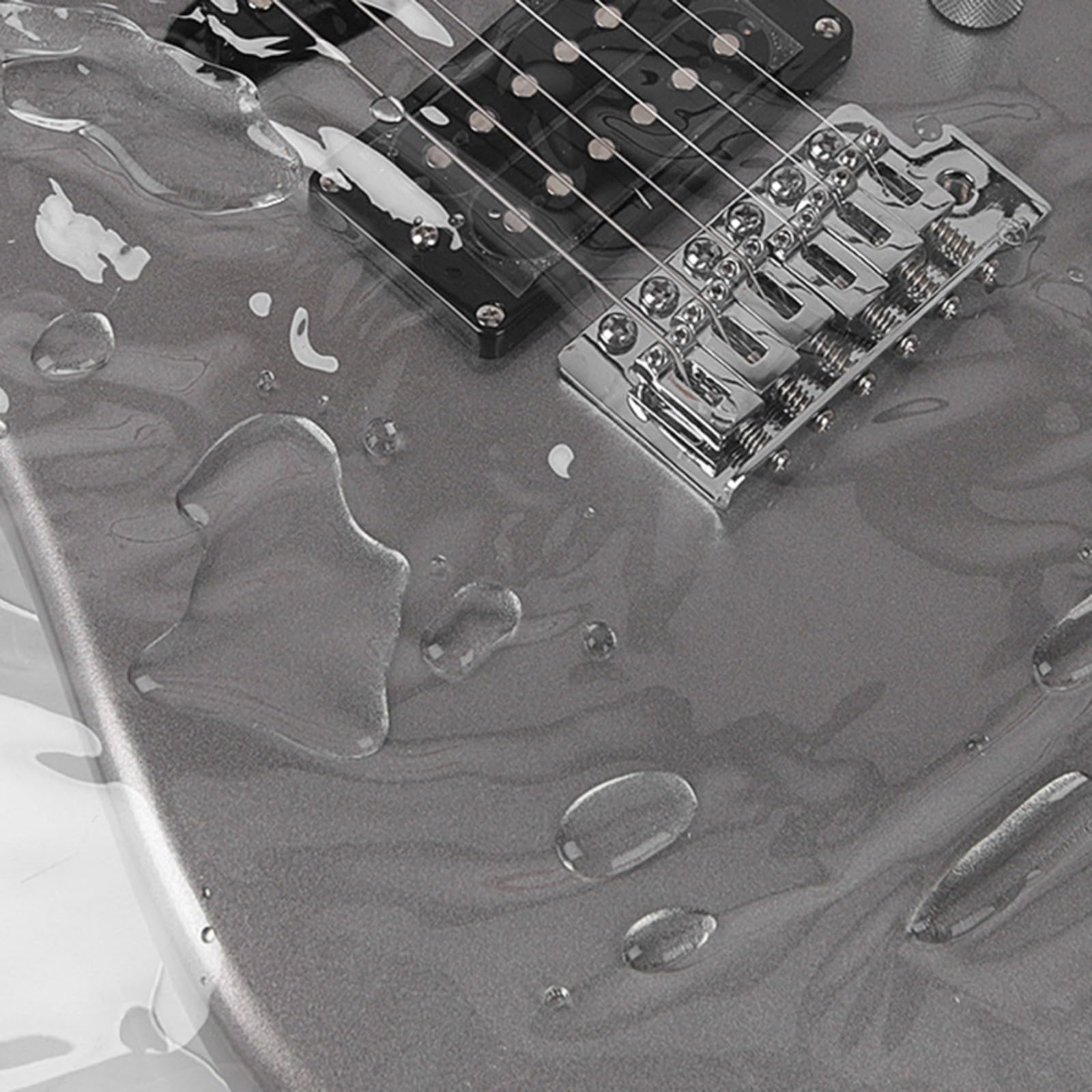 Housse anti-poussière pour guitare électrique, protection complète contre les rayures et la poussière, matériau polyester résistant à l'eau
