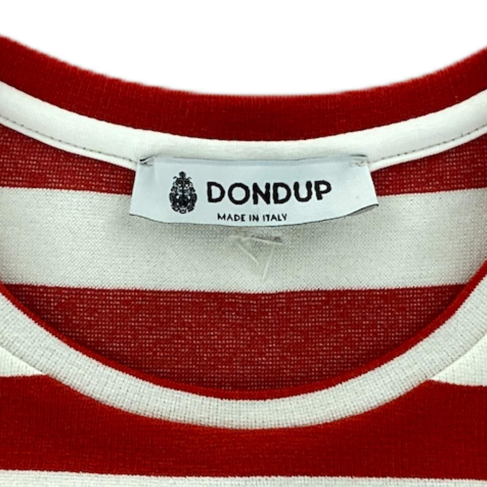 DONDUP B38 Maglia Bimba Girl Red/White Stripes t-Shirt Sleeveless Kids [S (6 Years)]