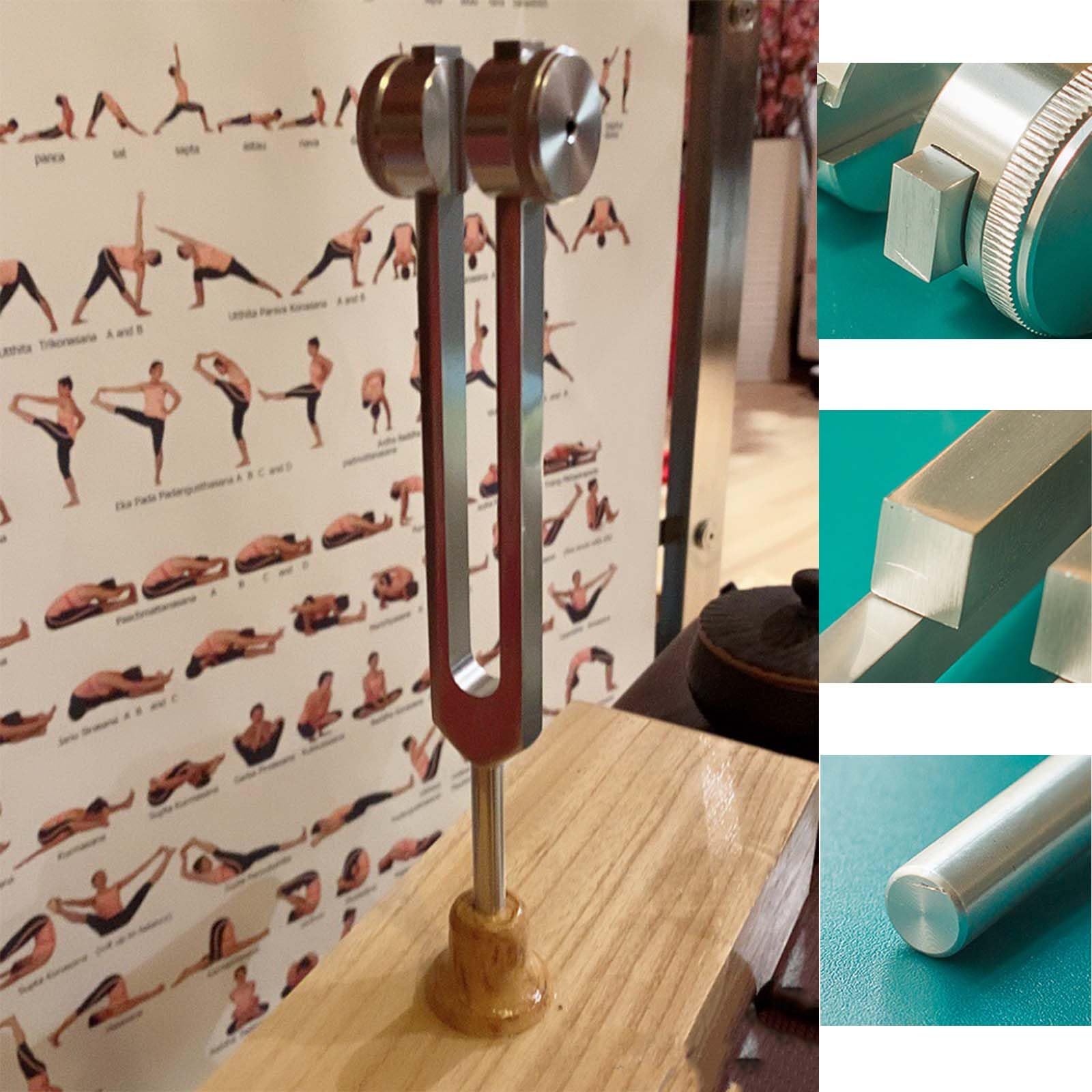 Ensemble De Diapasons (128/256/512 Hz) Avec Marteau Réflexe Pour La Guérison Sonore On