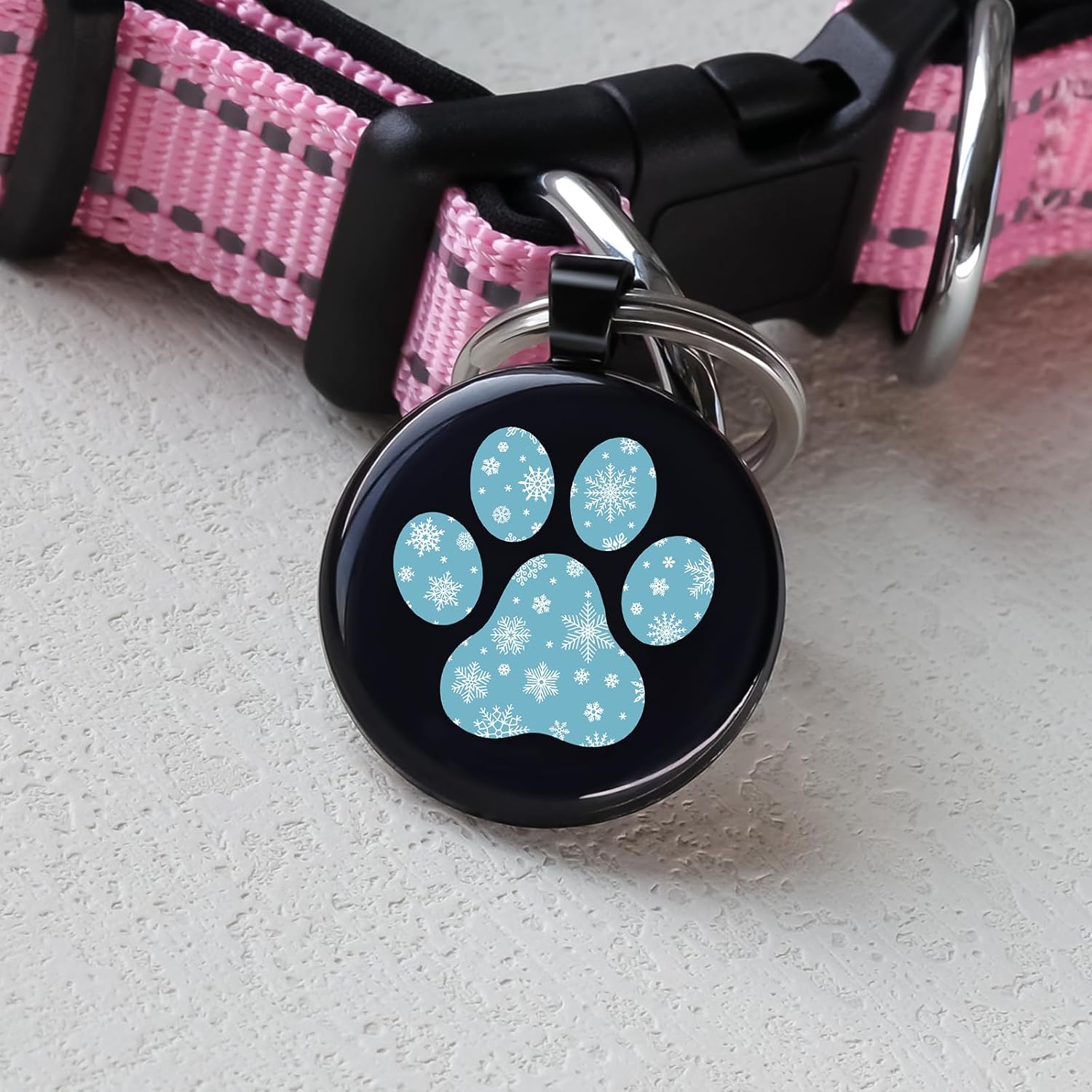 MYLUCKYTAG QR Code Pet ID | Personalized Dog & Cat Collar Tag | Online Profile with Instant Scanned Location Alert Email image 2