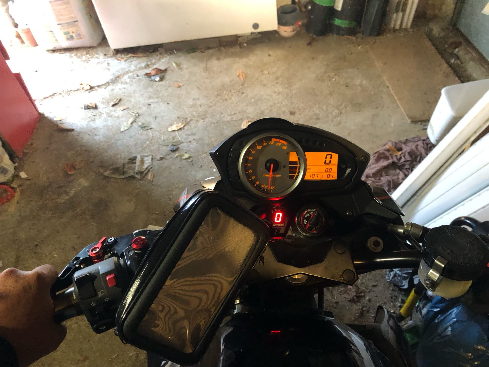 Indicador de marcha digital LED de 1 a 6 velocidades resistente al agua compatible con Kawasaki ER6N Z1000 SX Nin & ja 400 650 Z800 Z750 Versys 650 Z650 W800 Nin & ja 300 Vulcan