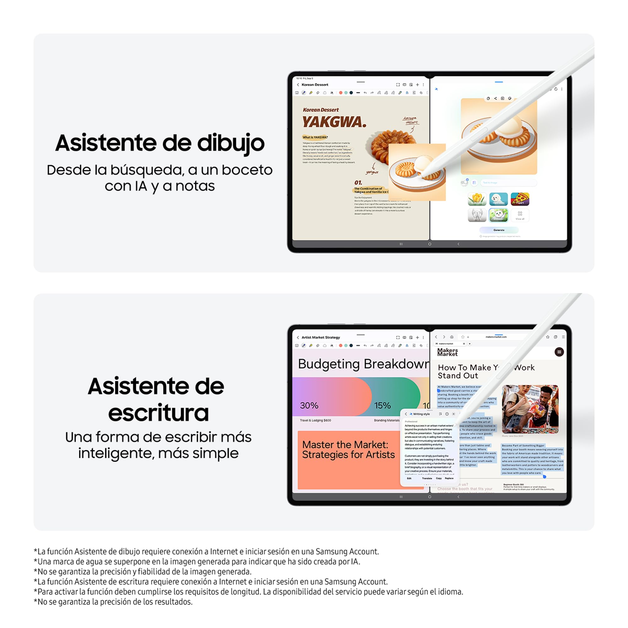 Samsung Galaxy Tab S11 Ultra 256GB WiFi, Tablet con IA, Ligera, Herramientas IA, Dex, 12 GB de Memoria, Batería de Larga Duración, Garantía Fabricante 3 Años + 1 Extra, Gris (Versión Española)