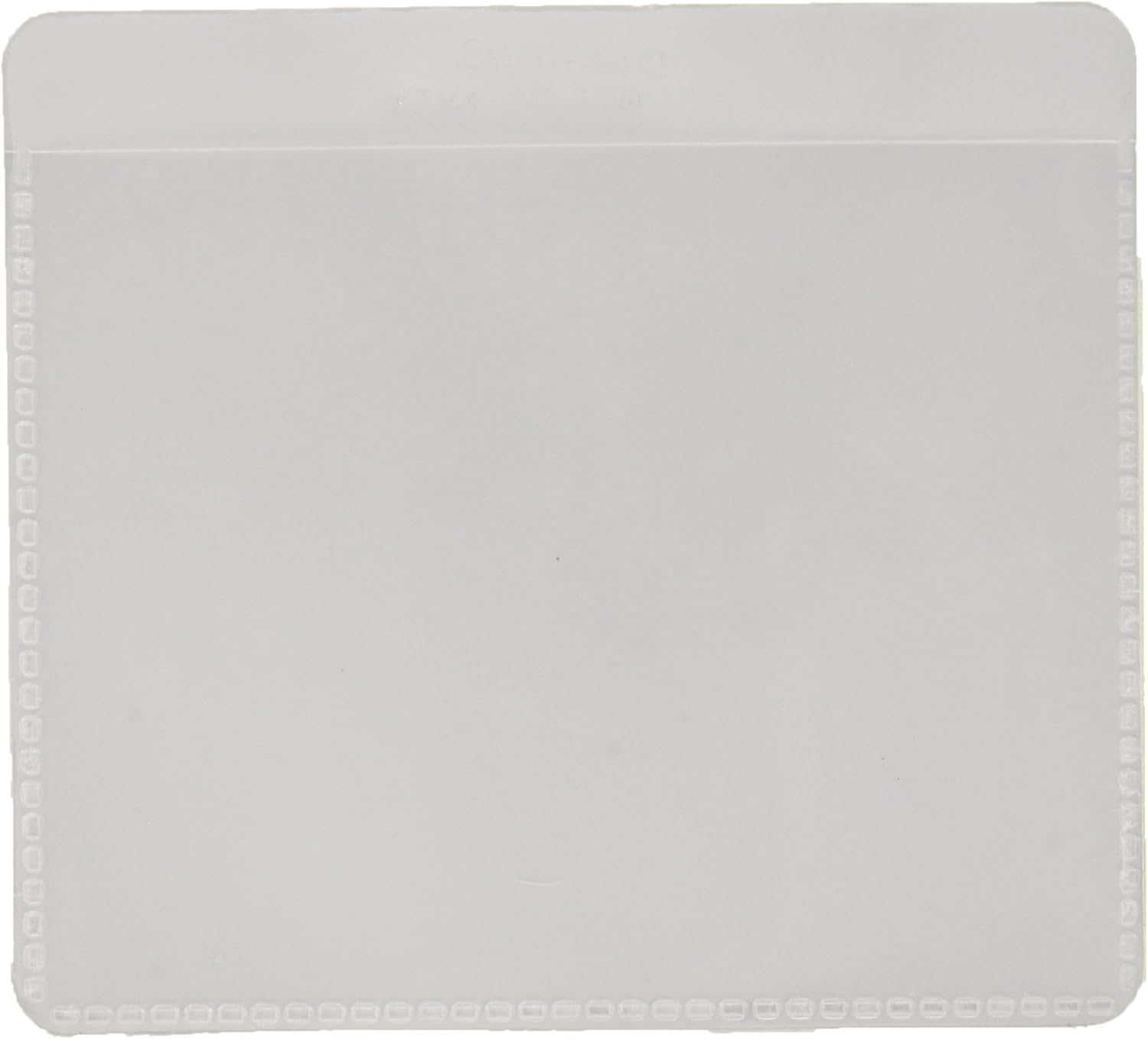 CLine SelfAdhesive Labeling Pockets, Top Load, 3 3/4 x 3, Clear, 25/Pack Office