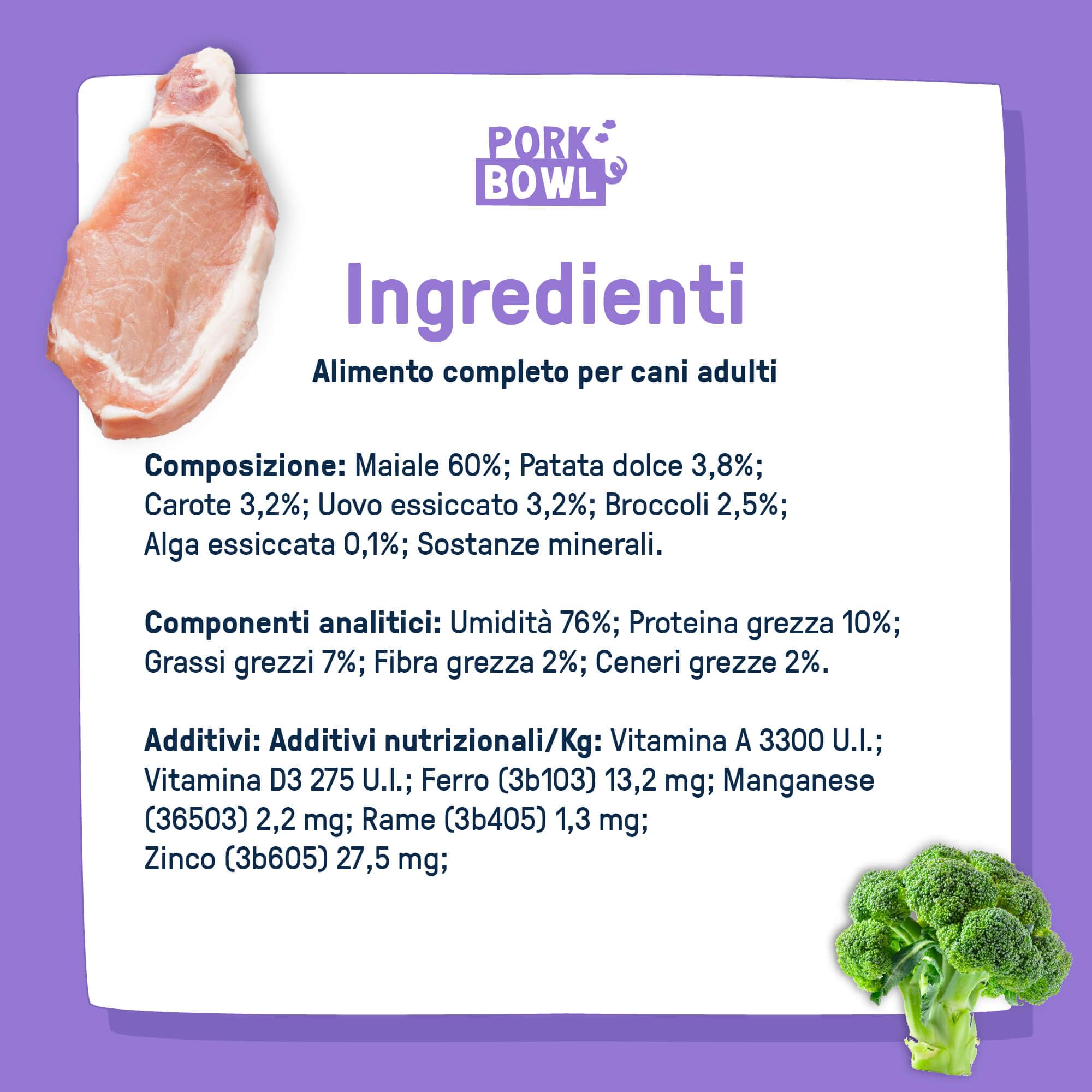 Dog Heroes Cibo Umido per Cani Maiale Agnello Pollo Tacchino 60% Multipack 12x390g