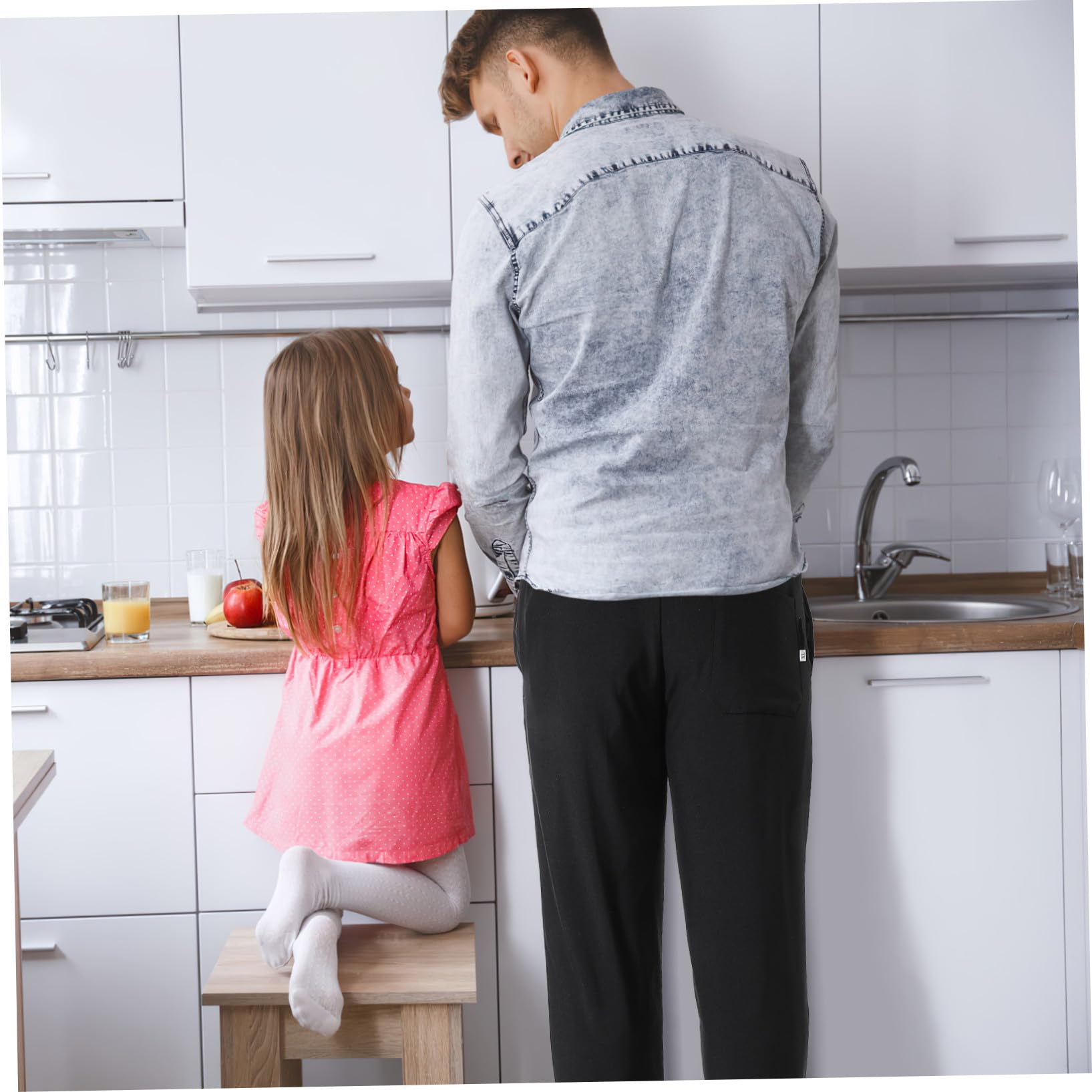 Pantaloni da Chef Traspiranti Nero per Ristoranti e Cucine Professionali Facili da Lavare e Resistenti all Olio