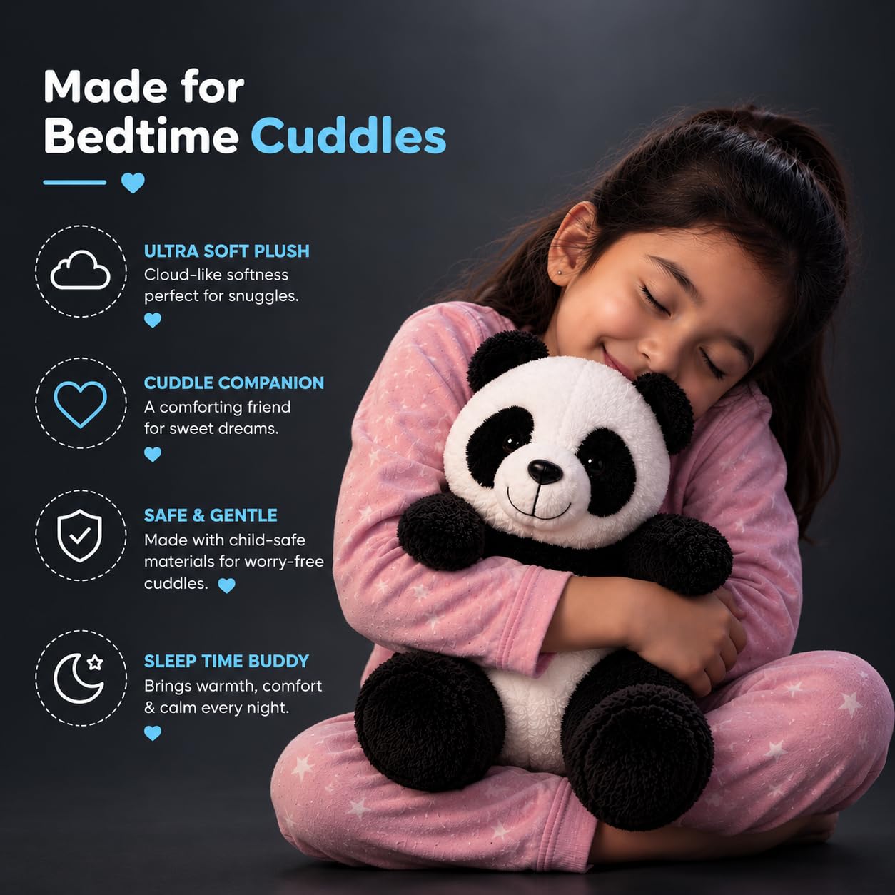 Cute Panda Plush Toy - Soft Stuffed Animal -8 Cute Panda Plush Toy - Soft Stuffed Animal -8