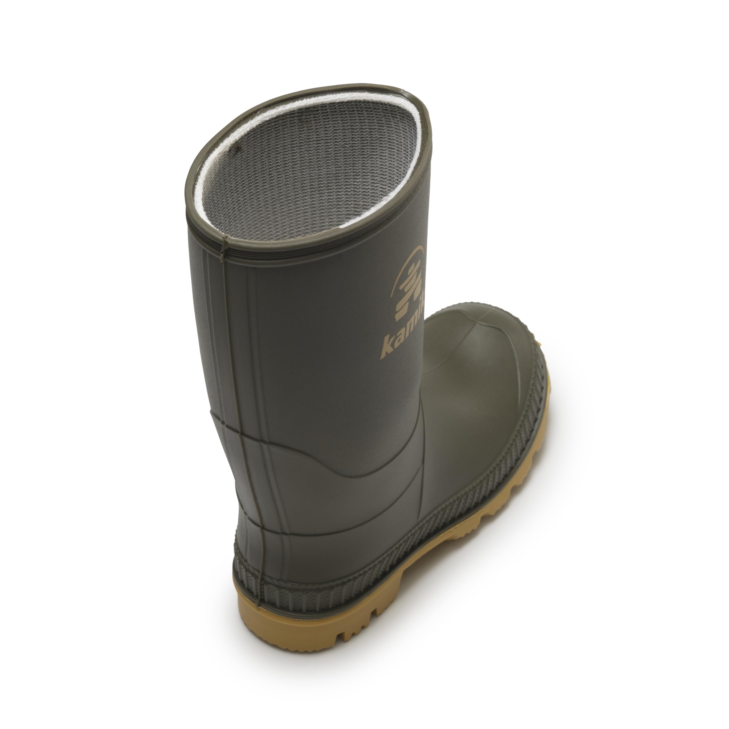 Kamik Unisex dziecięce kalosze Stomp, zielony - Zielony oliwkowy olej - 36 EU