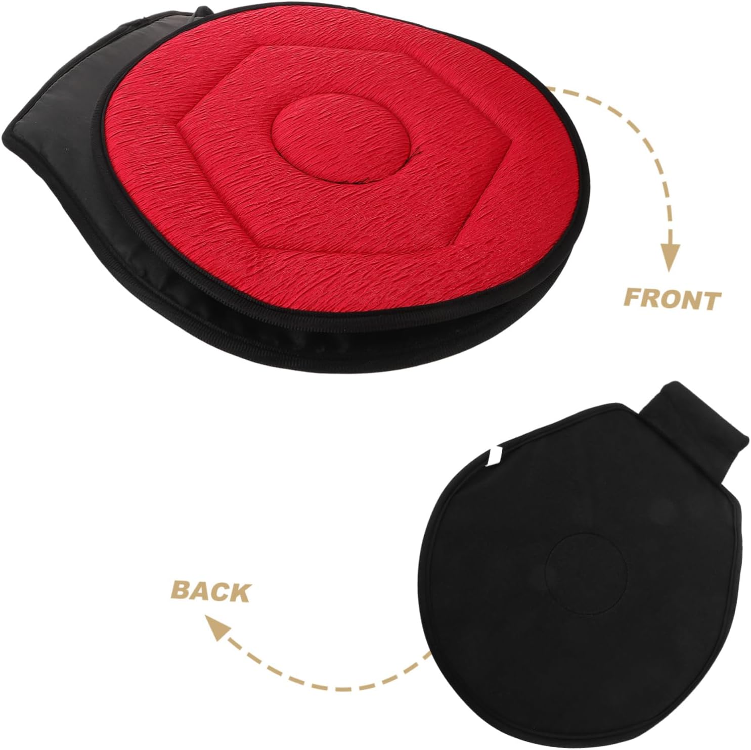 Mikinona Memory Car Seat Cushion Swivel Seat Pad for Extended Commutes Elegantly Rotating Gentle