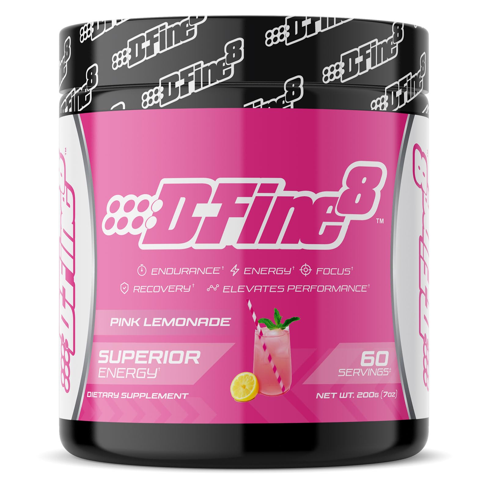 Thermogenic Pre-Workout Energy Powder & Shredding Supplement, Boost Energy Mood & Focus, Sugar Free, Contains Senactiv, Endurance, 300mg Caffeine, N-Acetyl-L-Tyrosine (Pink Lemonade)