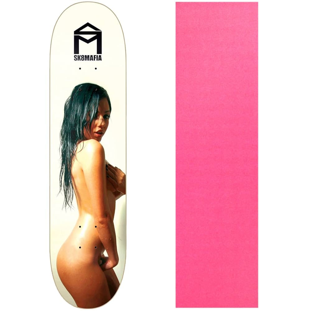 SK8MAFIA スケートボードデッキ 女性デザイン 楽天市場】スケートマフィア 7.75インチ スケボー デッキ