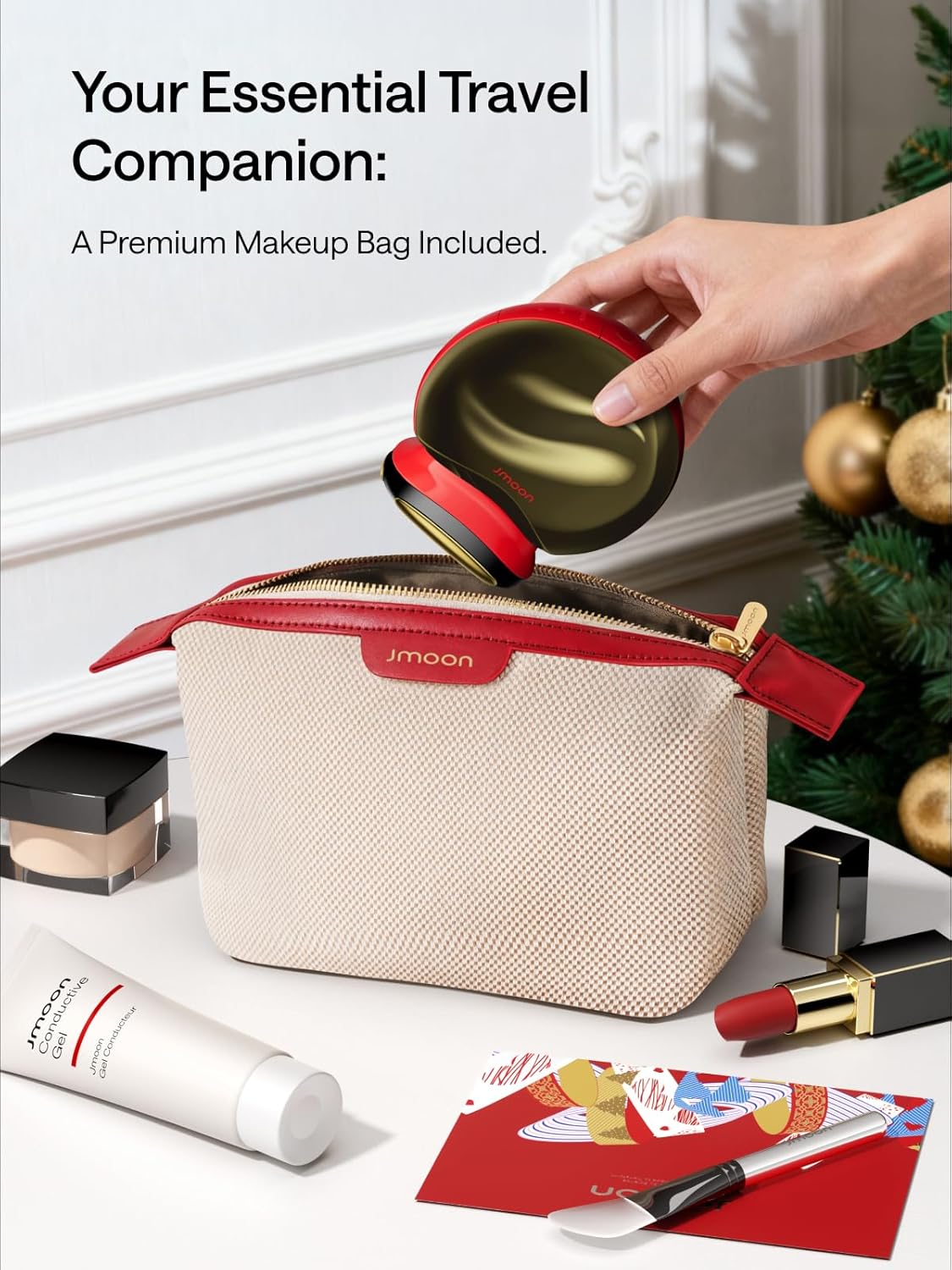 JMOON Face Lift Gift Collection, Microcurrent Facial Device, Medical Grade Red & Infrared Light Therapy for Face, Lifts, Firms, Smooths Wrinkles with 4 Modes & 5 Intensity Levels - Image 11