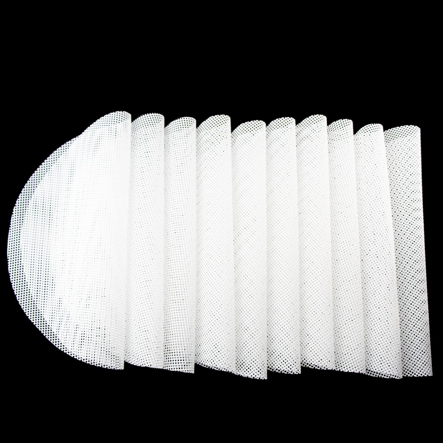 10Pcs 10 inch Silicone Steamer Liners, Non-stick Bamboo Steamer Liner Mesh Mat, Reusable Round Silicone Liners Pad for Home Kitchen Cooking Dim Sum dumpling - Image 5