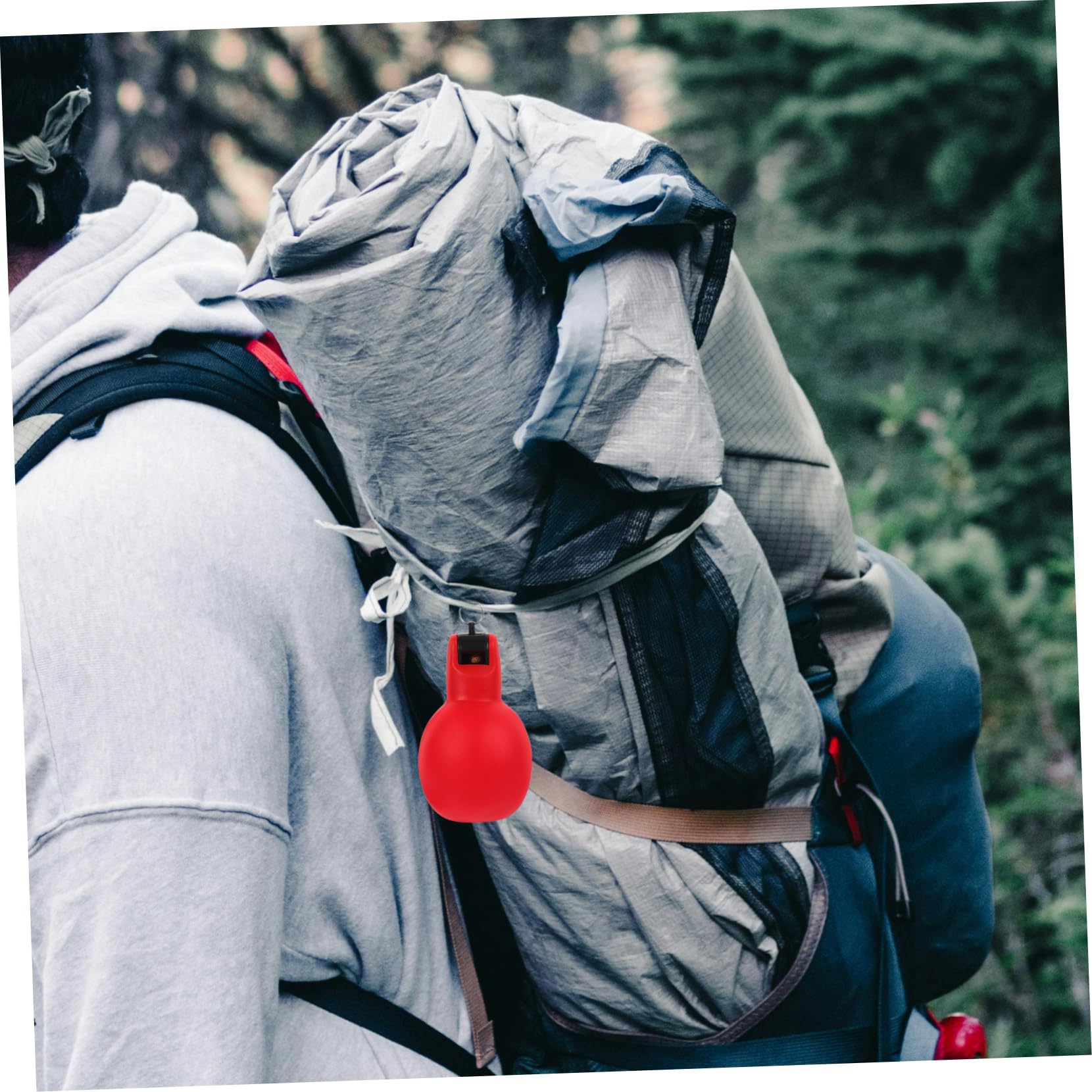 BESPORTBLE Sifflet Extérieur Sifflet pour Les Enseignants Sifflets Sifflet De Randonnée Coup De Sifflet pour Les Entraîneurs Sifflet Multifonction Sifflet pour Le Camping PVC Rouge