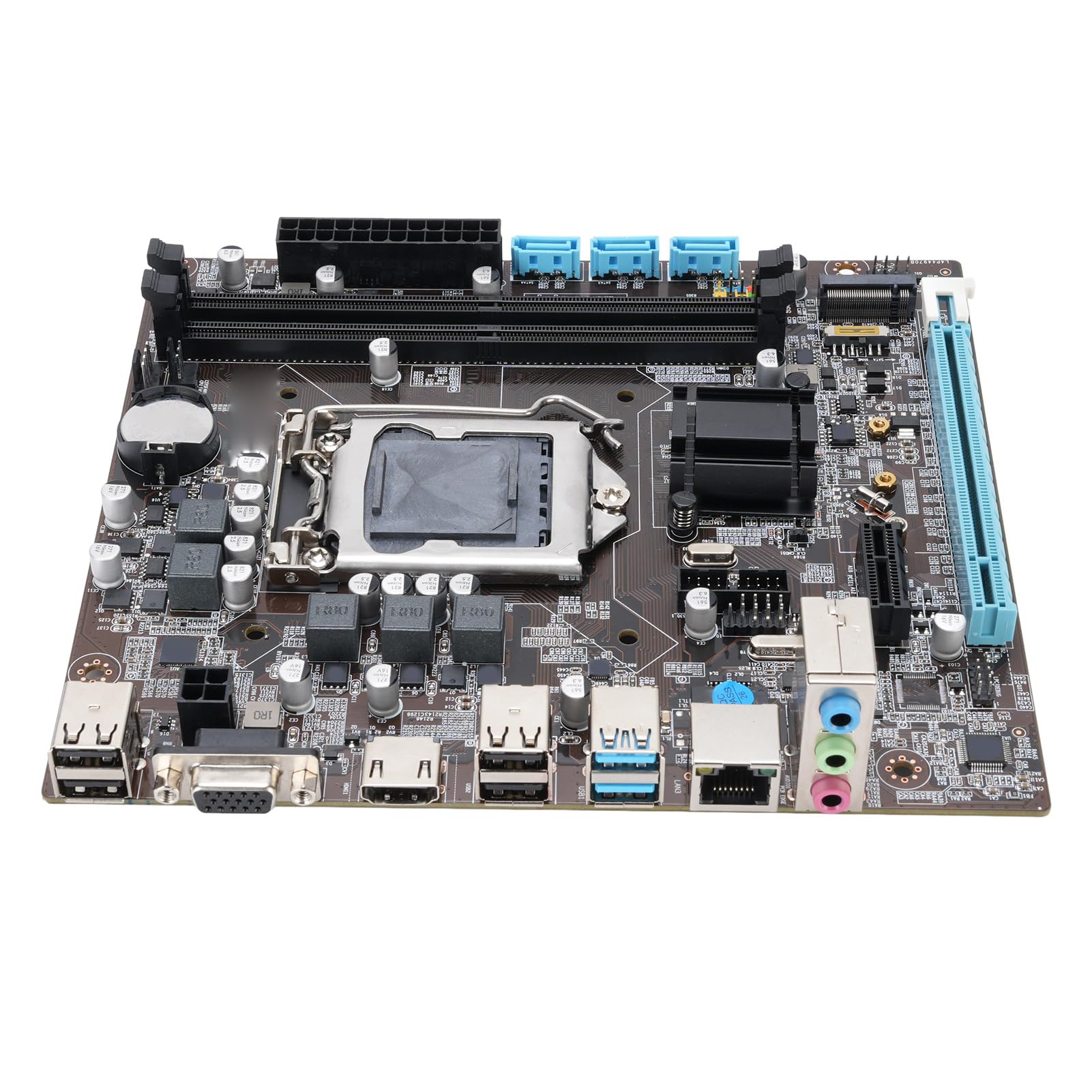Elprico LGA 1151 Płyta Główna, H110 (6/7./8. generacji) Płyta Główna Gier, DDR4, NVME/NGFF M.2, SATA3.0 6 GB dla Core I7 8700 8700K, I5 8600K, 8600,8500,8400, I7 7700K, I7 7700, I5