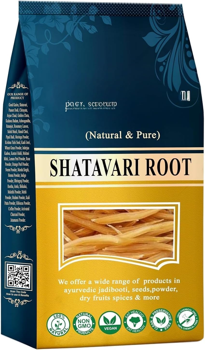 jp Shatavari Root 400 Gr Yellow Shatawar satawari Pure Yellow Root - Natural Satavar |