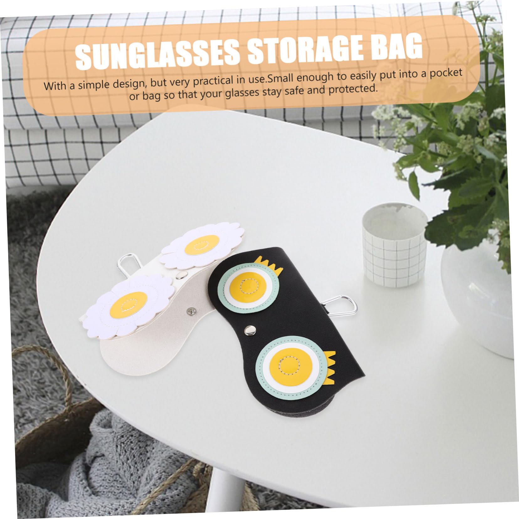BESPORTBLE Borsa Per Occhiali Custodia Per Gli Occhiali Custodia Morbida Per Occhiali Da Sole Astuccio Cute Valigie Comoda Custodia Per Occhiali Custodia Per Occhiali Da Sole