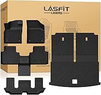 Vista 22 de LASFIT Tapetes de elastómero termoplástico para 1a y 2a fila de asientos de auto, para todo tipo de clima