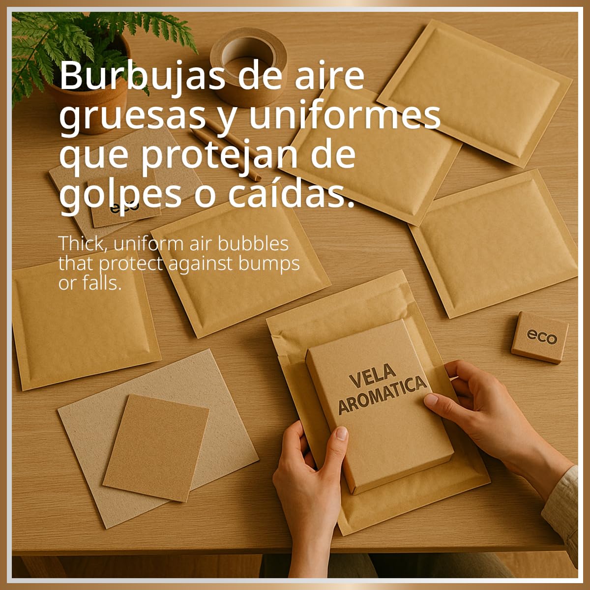 Sobres Acolchados para Envíos, Multitamaño (3 Tamaños), Colores Kraft y Blanco – Cierre Autoadhesivo – Sobres de Papel con Burbuja Interior, Ideal para Envíos - Pack S - Ofituria (12 sobres)