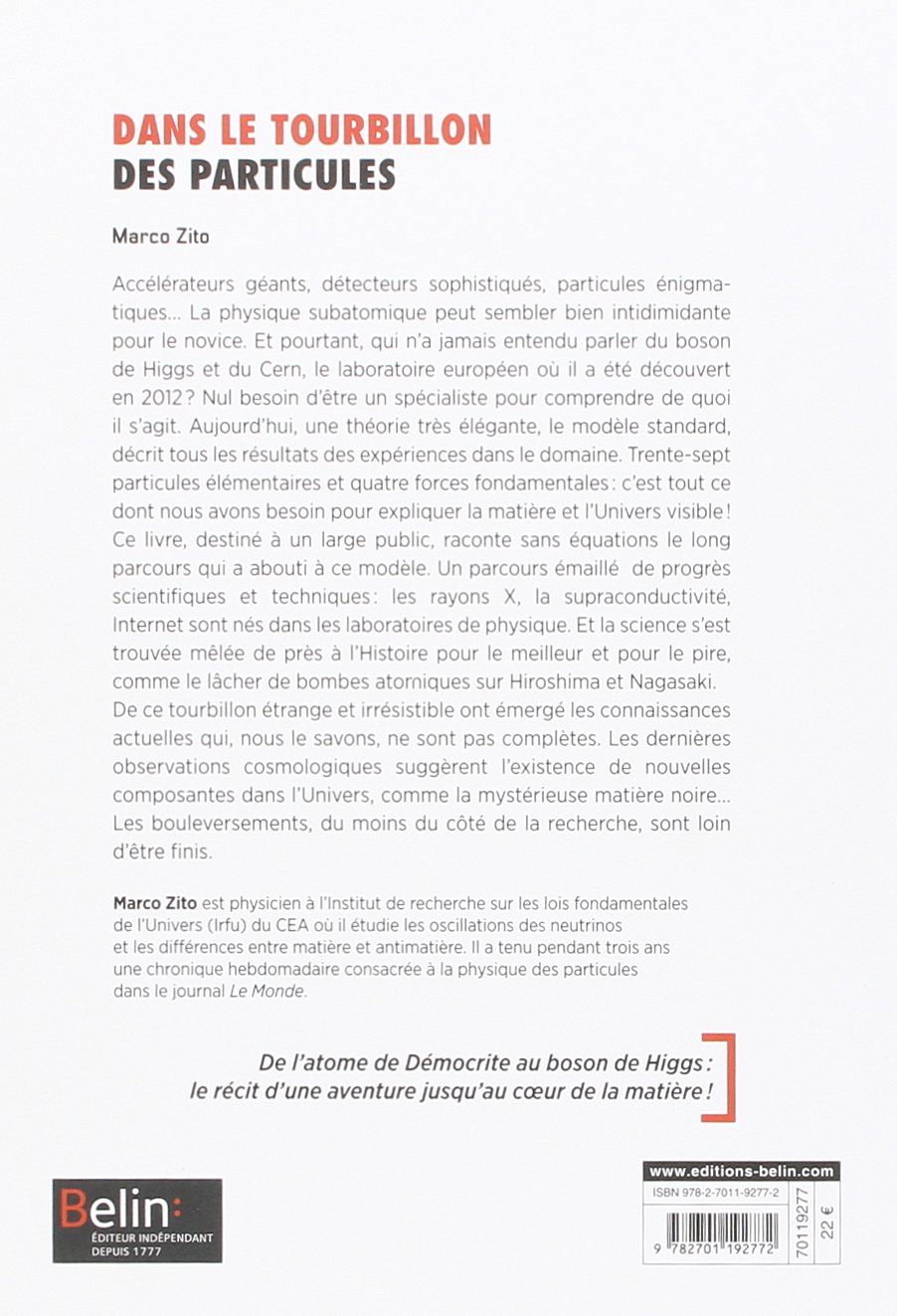 Dans le tourbillon des particules